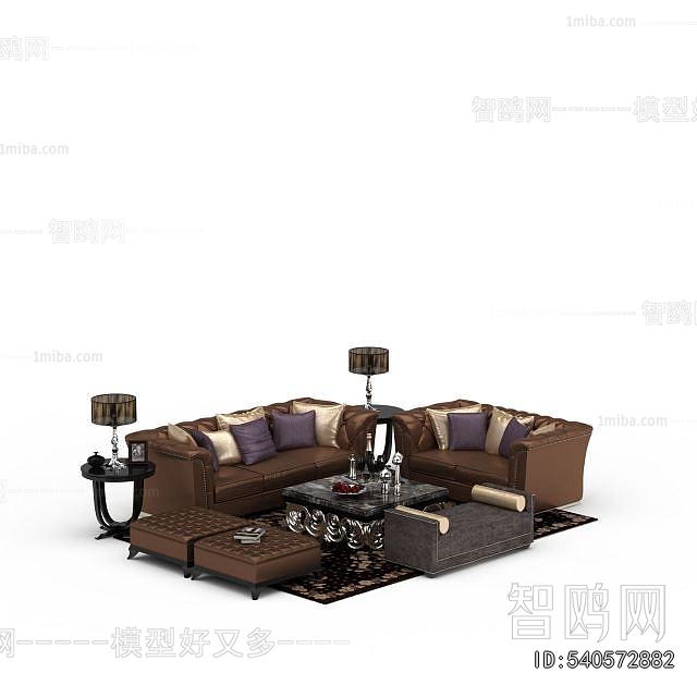 European Style Sofa Combination