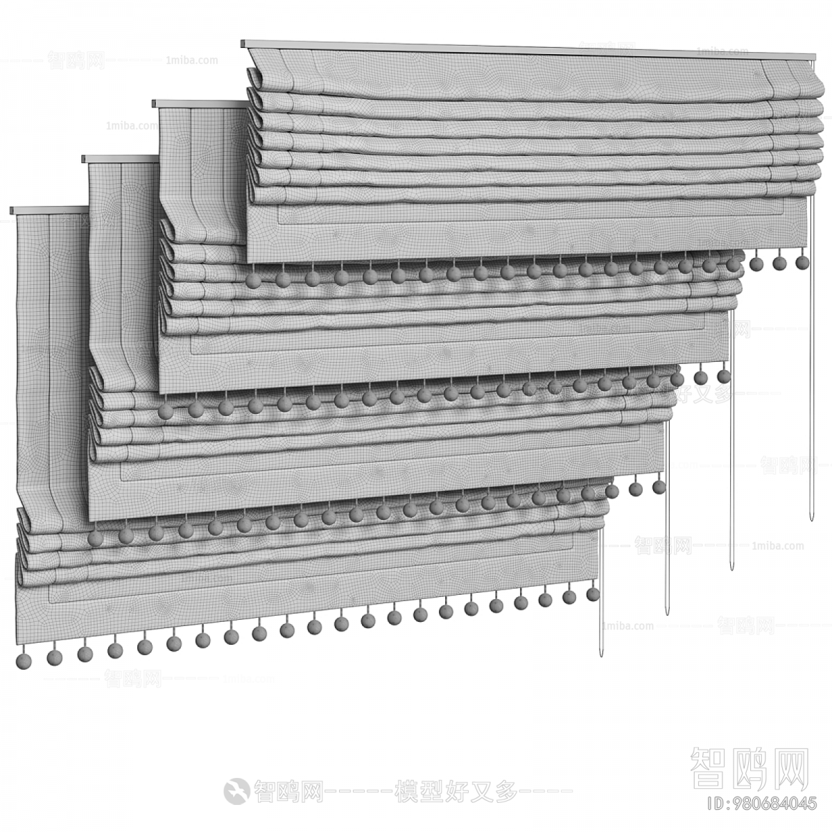 Modern Roman Curtain