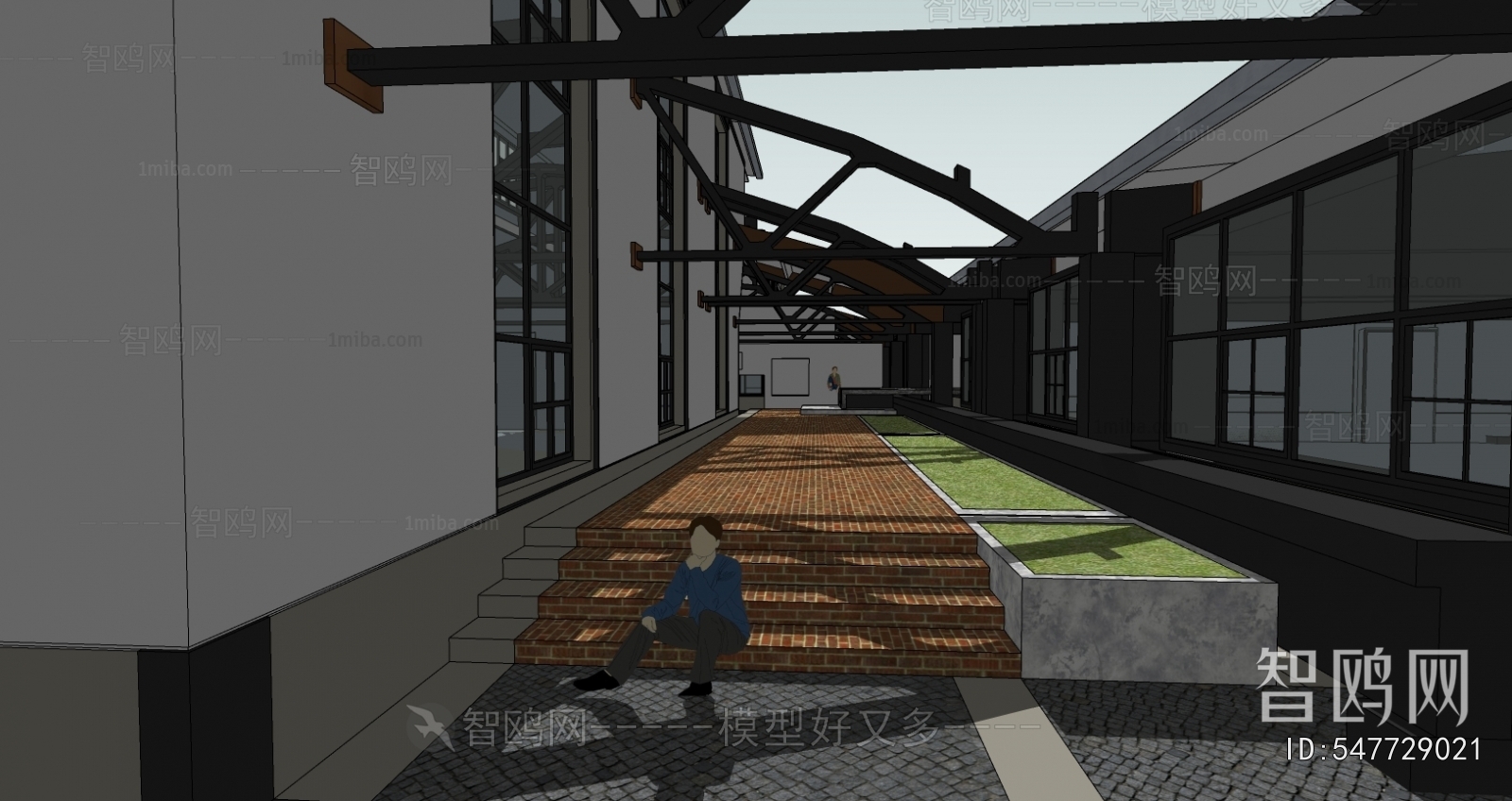 Industrial Style Architecture Of Artistic Style