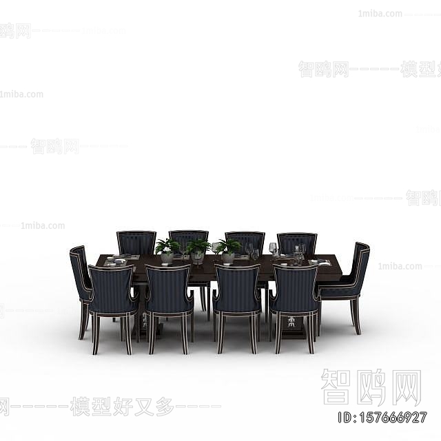 European Style Dining Table And Chairs