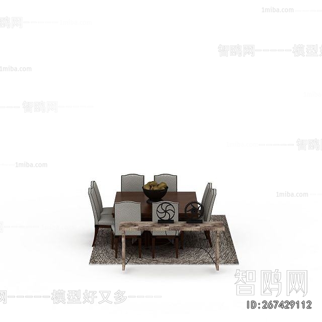 American Style Dining Table And Chairs