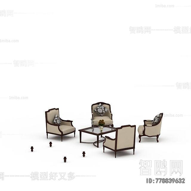 European Style Single Sofa