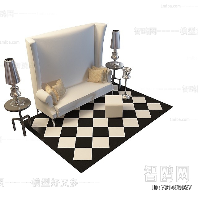 Simple European Style Multi Person Sofa