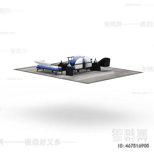 New Chinese Style Sofa Combination