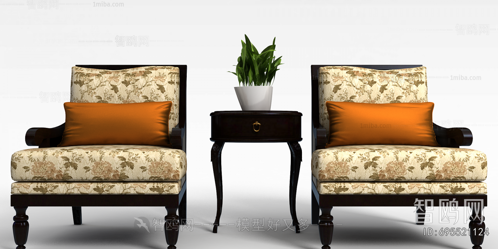 European Style Single Sofa