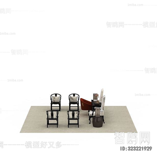 New Chinese Style Lounge Chair