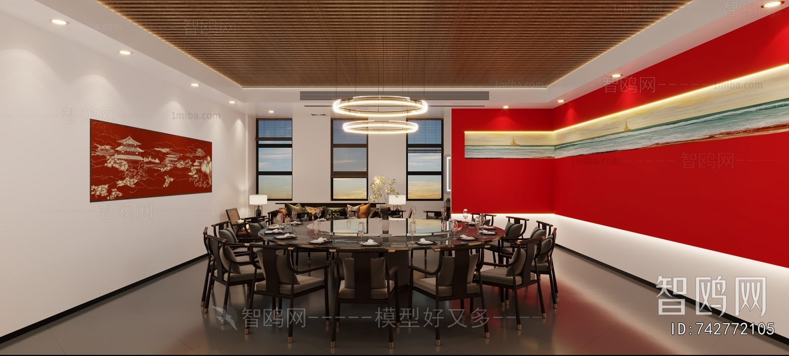 New Chinese Style Restaurant Box