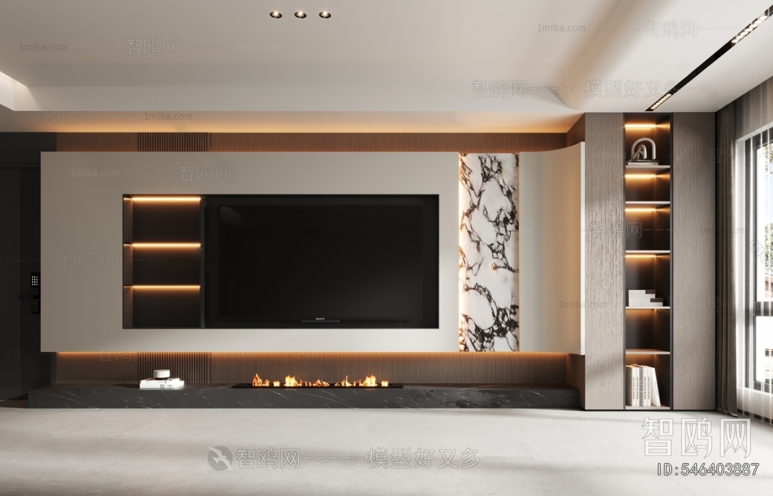 Modern TV Wall