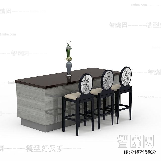 New Chinese Style Side Cabinet