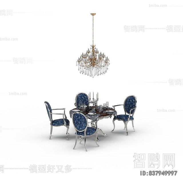 European Style Dining Table And Chairs