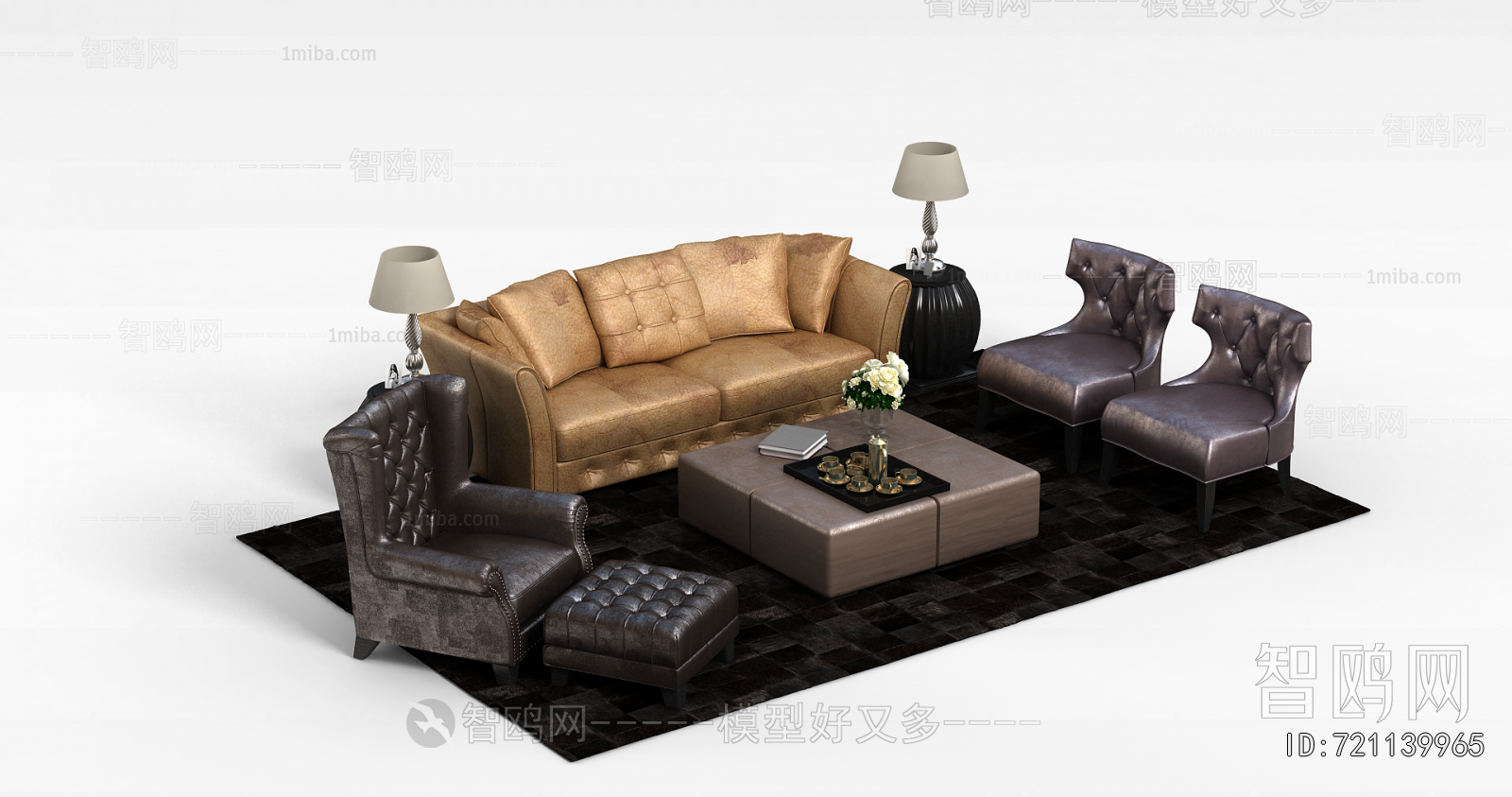 European Style Sofa Combination