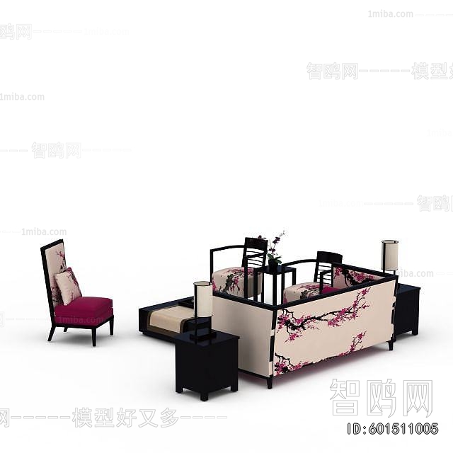 New Chinese Style Sofa Combination