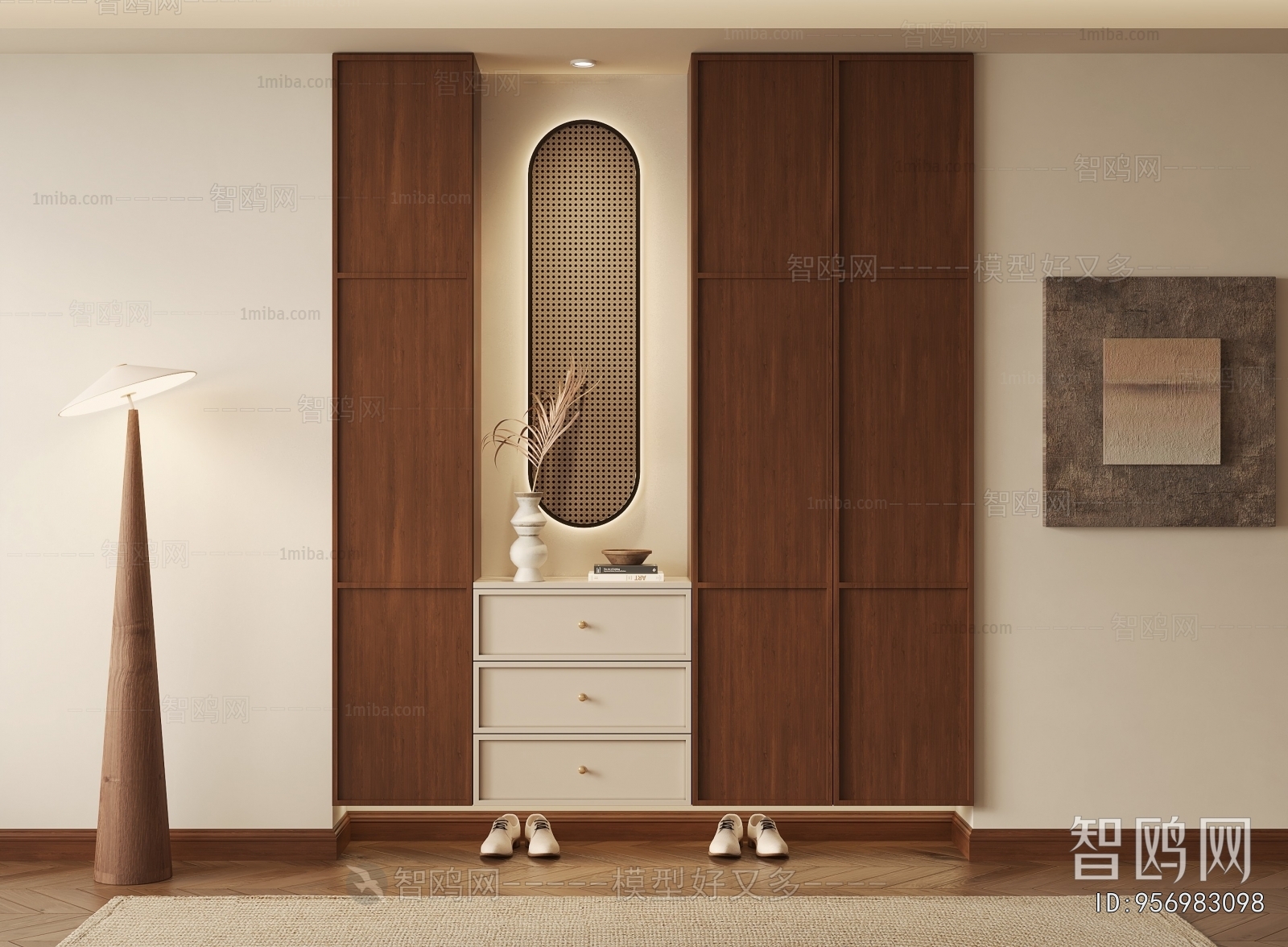 French Style Shoe Cabinet