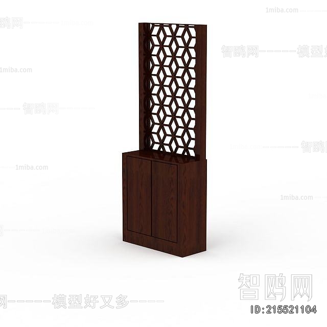 New Chinese Style Entrance Cabinet