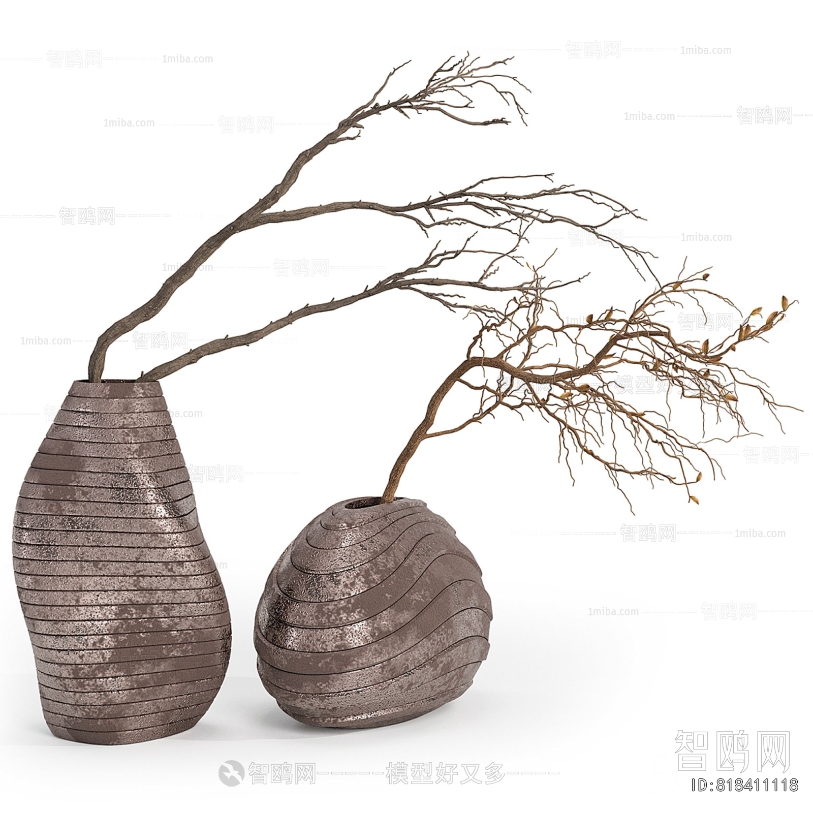 Wabi-sabi Style Dried Branch