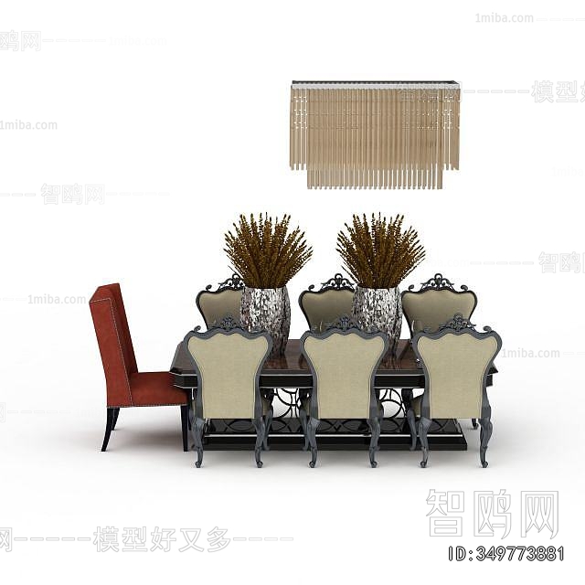 American Style Dining Table And Chairs