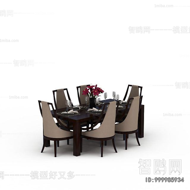 American Style Dining Table And Chairs
