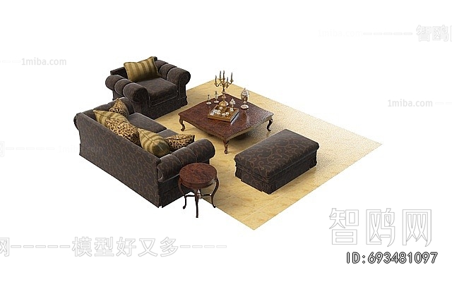 European Style Sofa Combination