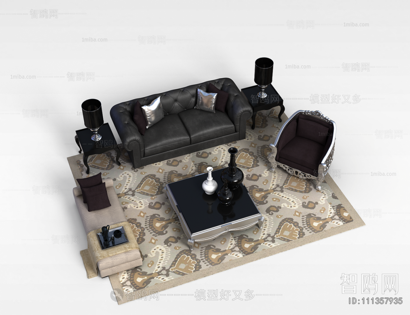 Simple European Style Sofa Combination