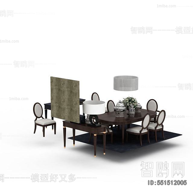 American Style Dining Table And Chairs