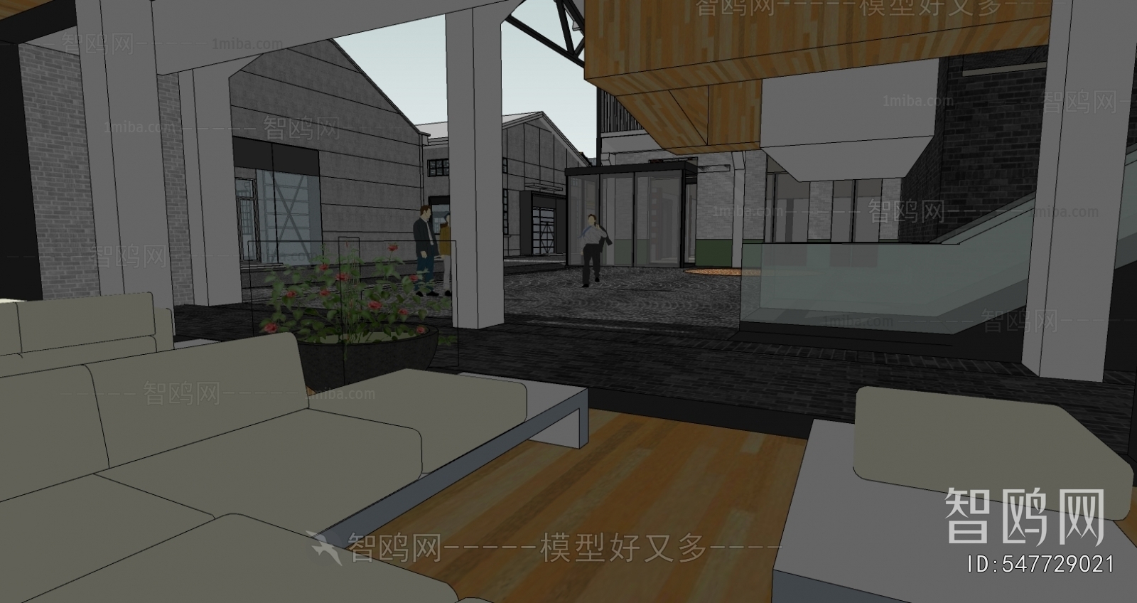 Industrial Style Architecture Of Artistic Style