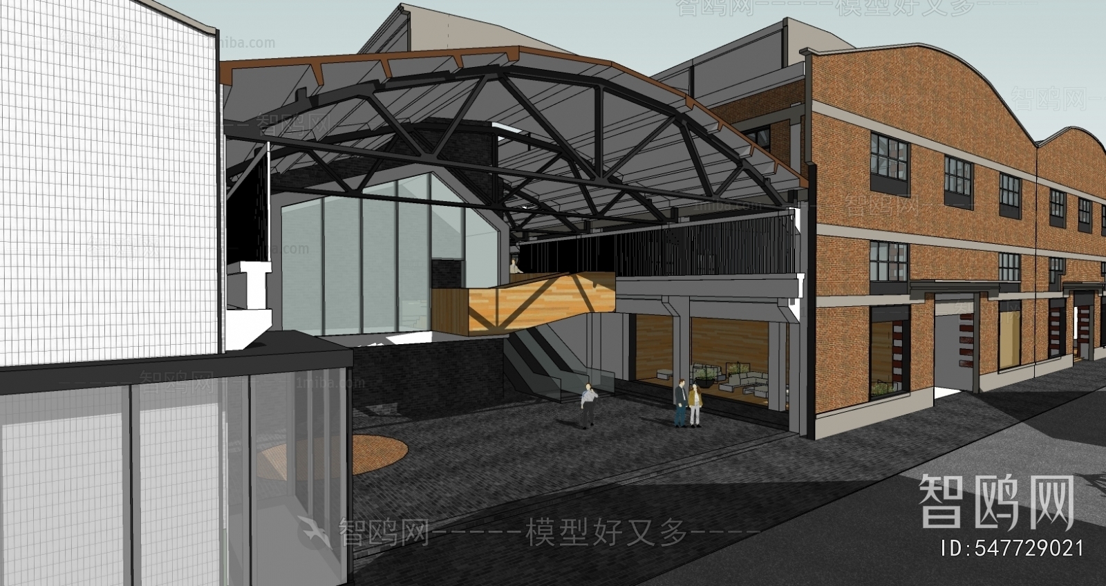 Industrial Style Architecture Of Artistic Style