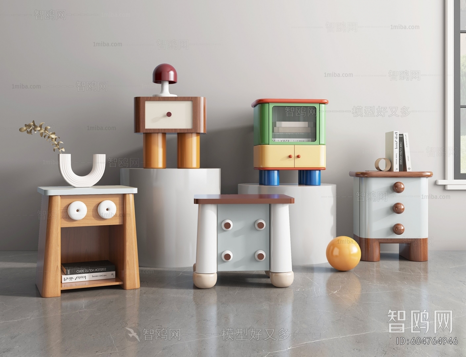 Modern Bedside Cupboard