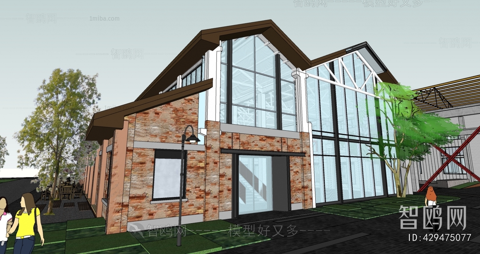 Industrial Style Architecture Of Artistic Style