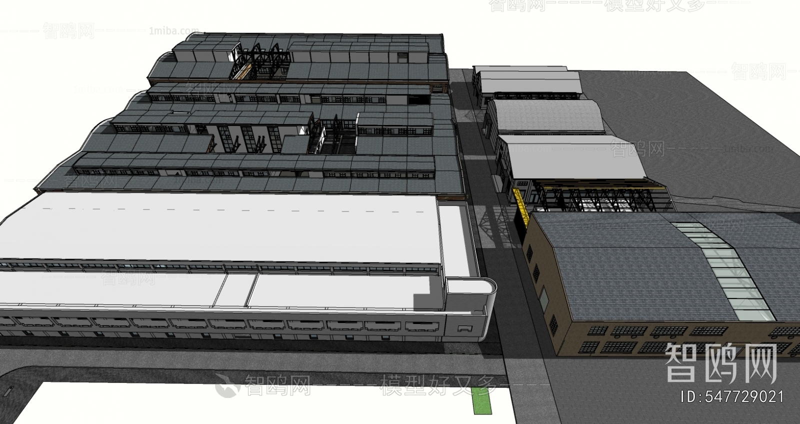 Industrial Style Architecture Of Artistic Style