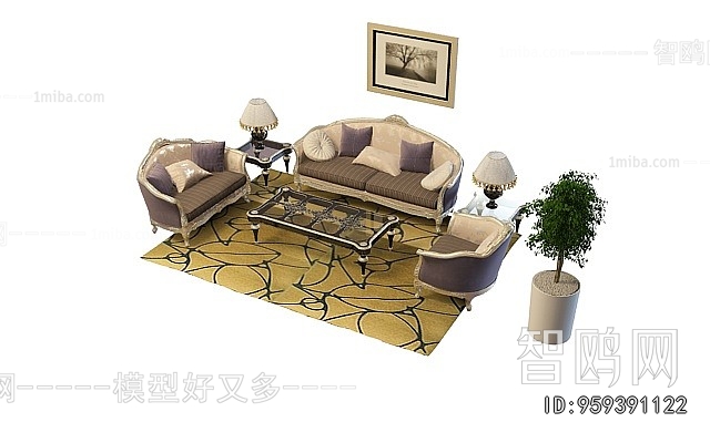 European Style Sofa Combination