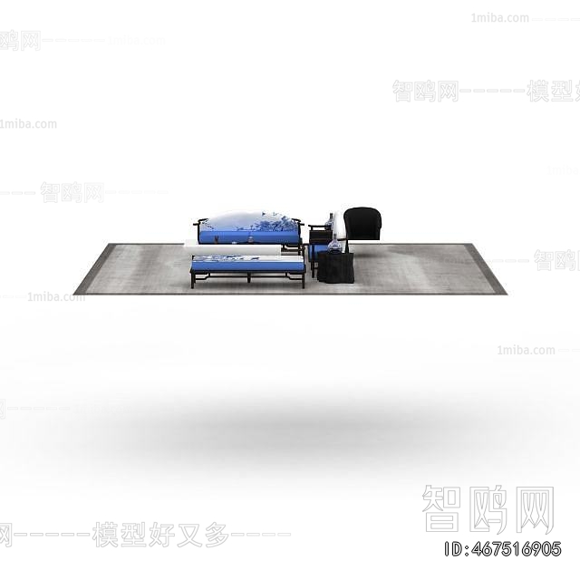 New Chinese Style Sofa Combination