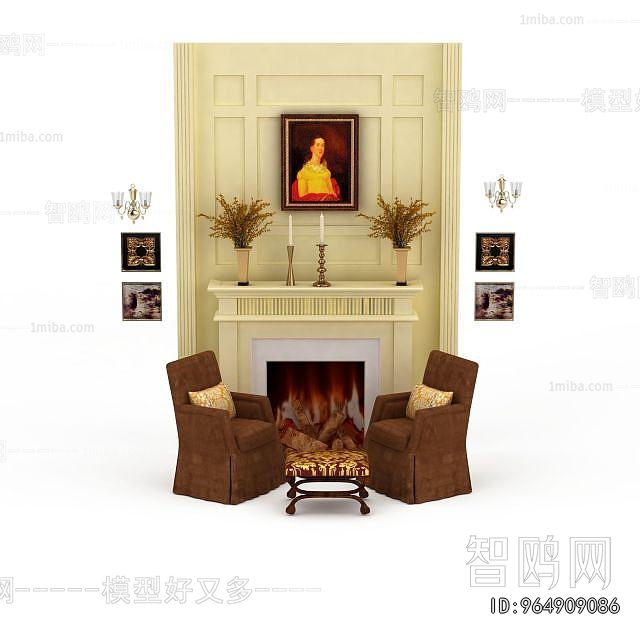 European Style Single Sofa