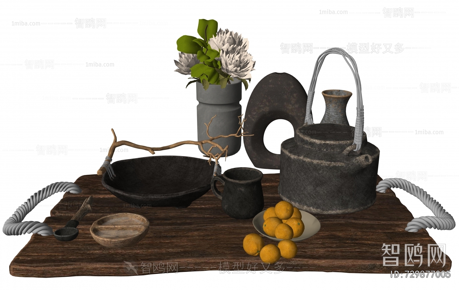 Wabi-sabi Style Decorative Set