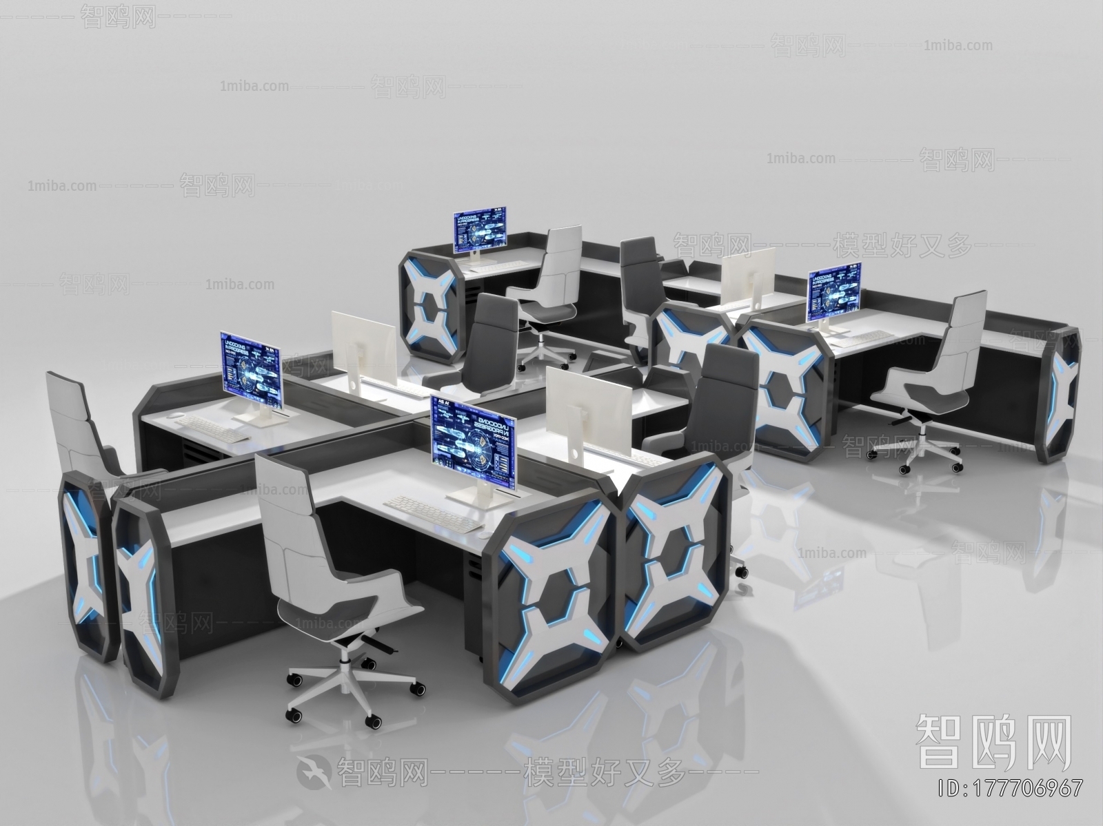 Modern Office Desk And Chair