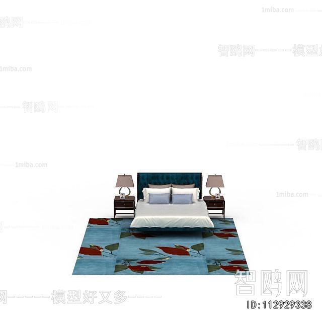 Mediterranean Style Double Bed