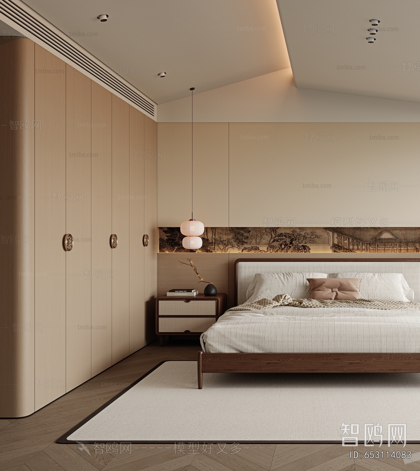 New Chinese Style Bedroom