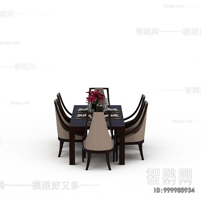 American Style Dining Table And Chairs