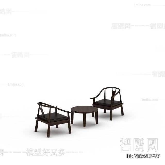 New Chinese Style Lounge Chair