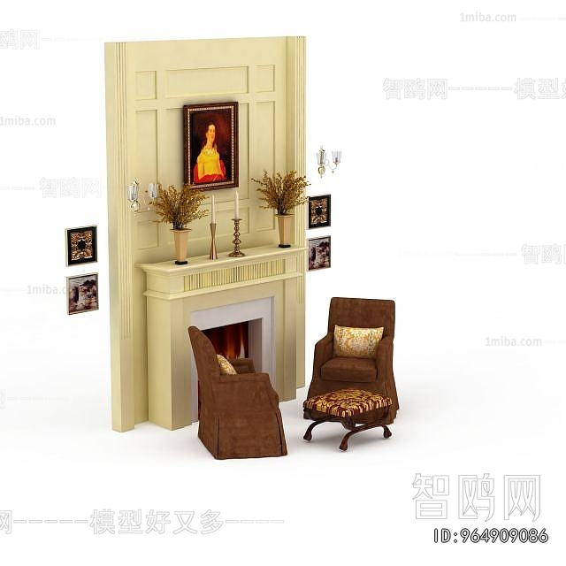 European Style Single Sofa