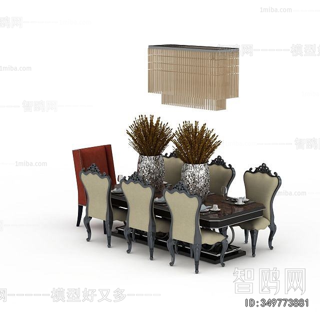 American Style Dining Table And Chairs