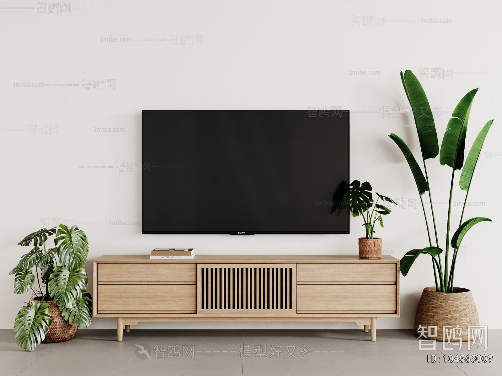 Nordic Style TV Cabinet