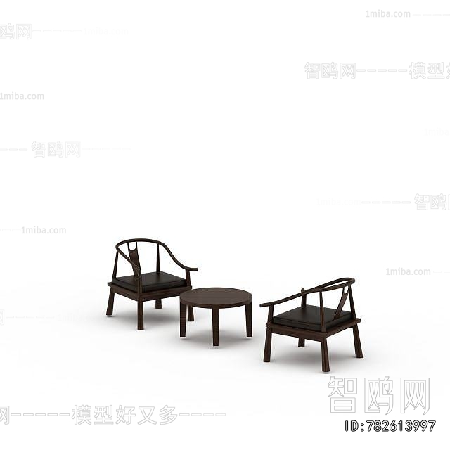 New Chinese Style Lounge Chair