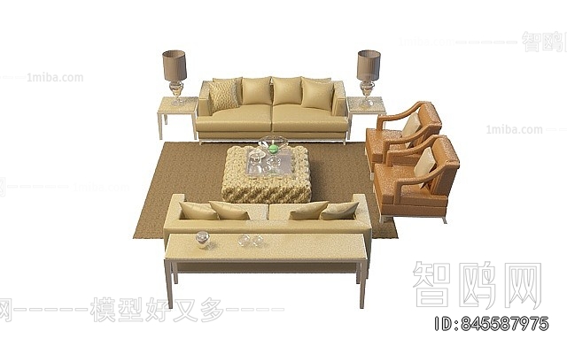 European Style Sofa Combination
