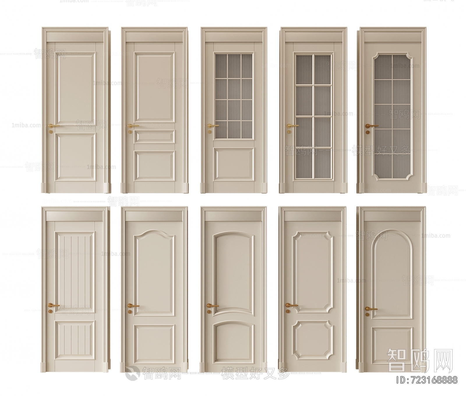 French Style Single Door
