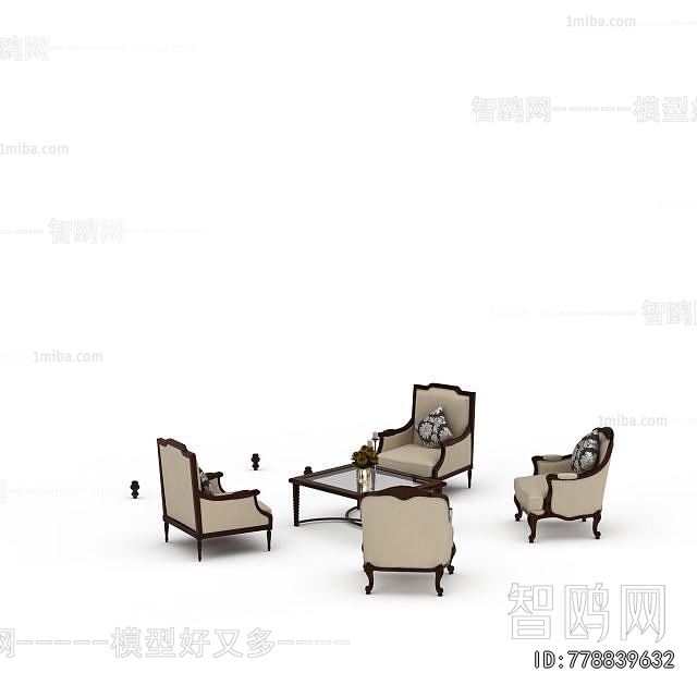 European Style Single Sofa