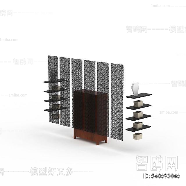 New Chinese Style Side Cabinet