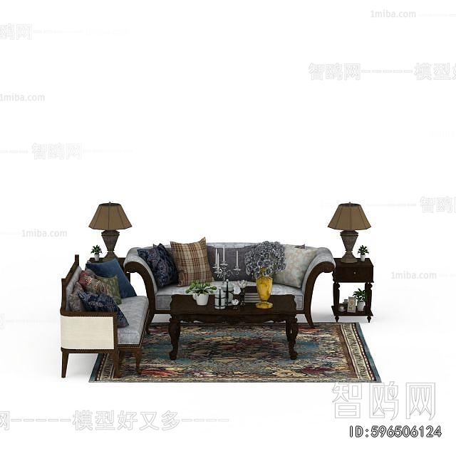 European Style Sofa Combination