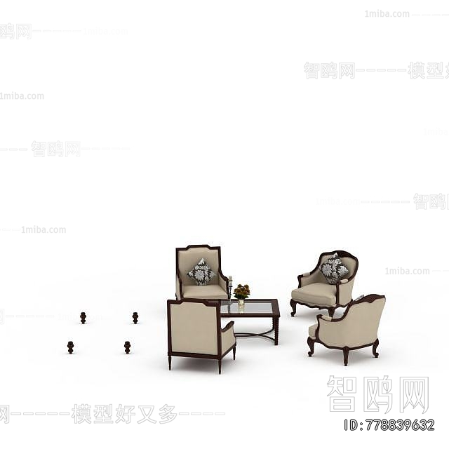 European Style Single Sofa