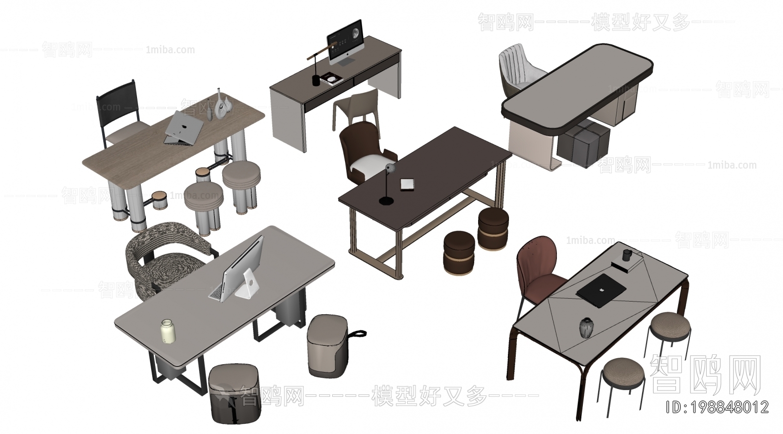 Modern Computer Desk And Chair