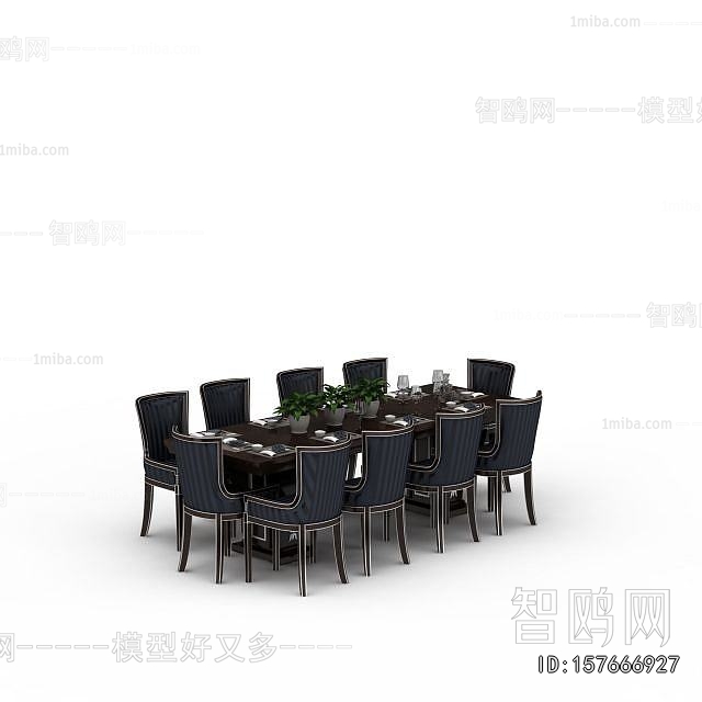 European Style Dining Table And Chairs